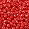 6/0 Opaque Baking Paint Glass Seed Beads SEED-M012-02A-20-3
