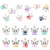 10Pcs Alloy Glass Pendants PALLOY-TAC0150-1