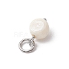 Natural Cultured Freshwater Pearl Potato Charms PALLOY-JF03920-01-5
