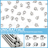 Unicraftale 60Pcs 304 Stainless Steel Tube Bails STAS-UN0055-87-5