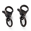 304 Stainless Steel Lobster Claw Clasps Ion Plating(IP) X-STAS-G240-01A-EB-2