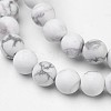 Natural Howlite Beads Strands G-D809-16-6mm-3