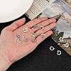 Tarnish Resistant 304 Stainless Steel Letter Charms STAS-O072-G-4