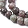 Ombre Effect Dyed Glass Beads Strands GLAA-T031-01O-12-5