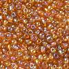 Transparent Rainbow Colours Round Glass Seed Beads X-SEED-A007-4mm-162C-2