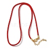 2MM Round Nylon Milan Cord Necklace Makings MAK-F038-C03-G-1