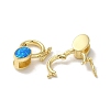Rack Plating Brass Twister Clasps KK-P268-03D-G-2