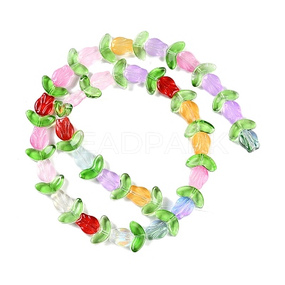 Transparent Glass Bead Strands GLAA-K070-02A-1