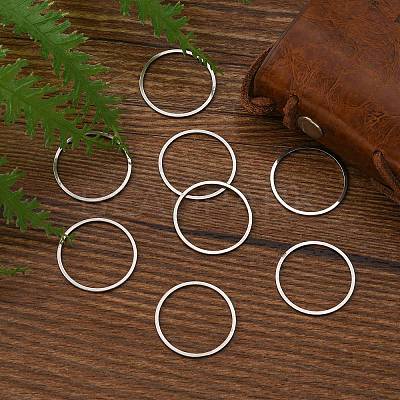 Non-Tarnish 304 Stainless Steel Linking Ring X-STAS-S079-12C-A-1