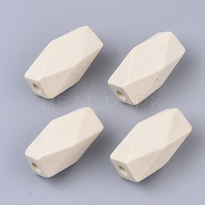 Unfinished Wood Beads WOOD-Q039-05B-1