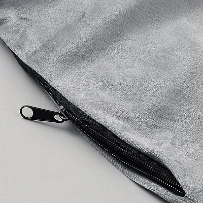 Velvet with Polyester Travel Pillowcase AJEW-WH20006-66E-1