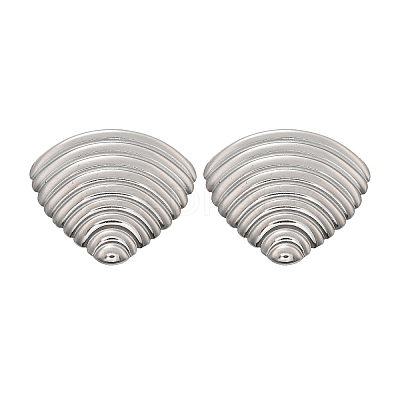 304 Stainless Steel Studs Earrings for Women EJEW-K306-22P-1