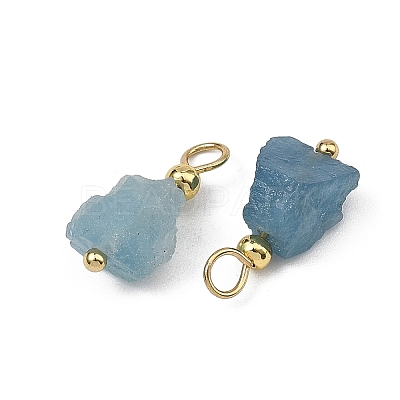 Raw Rough Natural Aquamarine Pendants PALLOY-JF05873-1