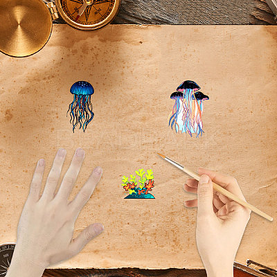 Plastic Stamps DIY-WH20018-0243-1