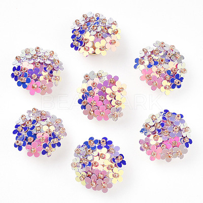 PVC Paillette Cabochons FIND-S321-01I-1