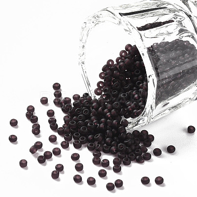12/0 Grade A Round Glass Seed Beads SEED-Q006-M27-1