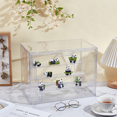 4-Tier Acrylic Display Boxes ODIS-WH0086-210-1