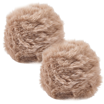 Super Bulky Imitation Fur Polyester Yarn OCOR-WH20005-34J-1