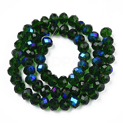 Electroplate Glass Beads Strands EGLA-A034-T2mm-L27-1