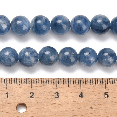 Natural Kyanite Beads Strands G-C259-B01-8mm-01-1