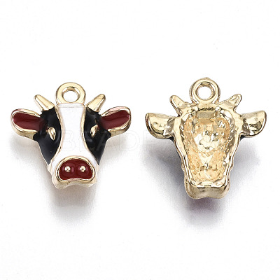 Alloy Enamel Charms X-PALLOY-N160-008-RS-1