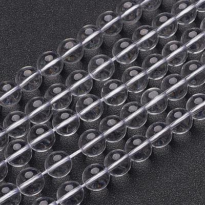 Synthetic Quartz Crystal Beads Strands GSR10mmA039-1-1