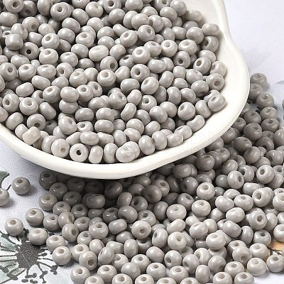 Baking Paint Glass Seed Beads SEED-B001-02A-04-1