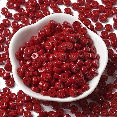 Opaque Colours Glass Seed Beads SEED-E001-P3x6mm-13-1