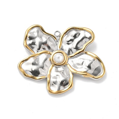 ABS Plastic Imitation Pearl Pendants STAS-R155-052B-G-1