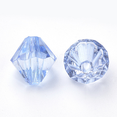 Transparent Acrylic Beads TACR-S146-8mm-16-1