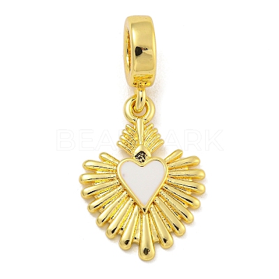 Rack Plating Brass Enamel European Dangle Charms LS-KK-I718-25G-02-1