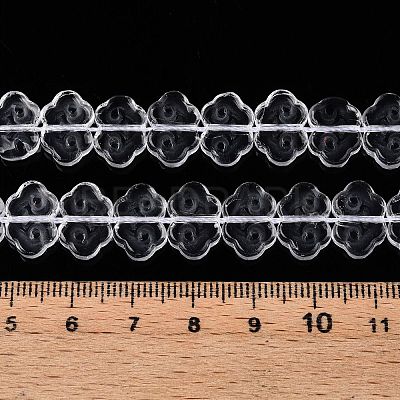 Transparent Glass Beads Strands GLAA-N001-60-1