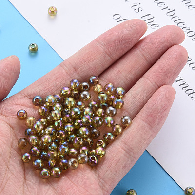 Transparent Acrylic Beads MACR-S370-B6mm-737-1