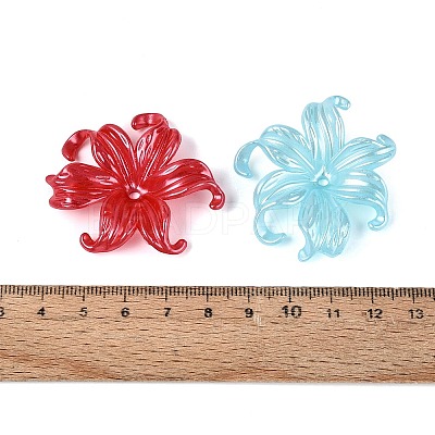 Opaque ABS Plastic Bead Caps KY-Q006-01-1