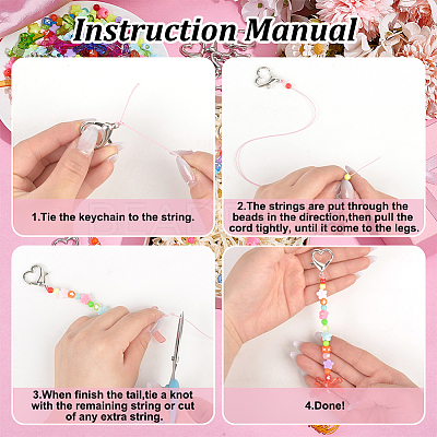 DIY Keychain Making Kits DIY-PH0030-77-1