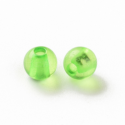 Transparent Acrylic Beads MACR-S370-A6mm-734-1