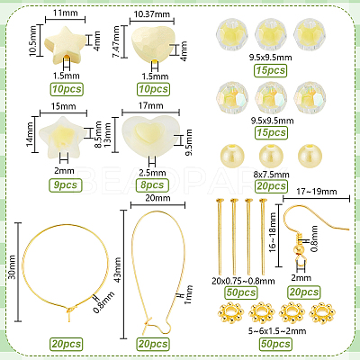 Ear Wire DIY Kits DIY-PH0030-22A-1