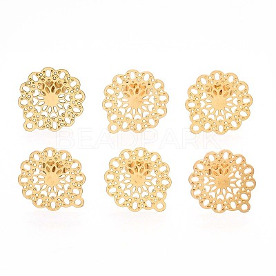 304 Stainless Steel Stud Earring Findings STAS-S079-34A-1