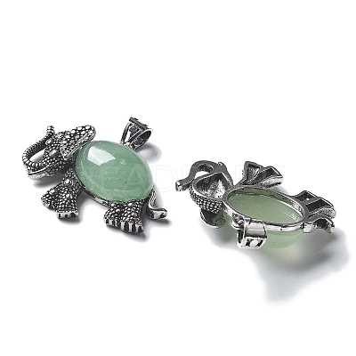 Natural Green Aventurine Pendant G-H083-02AS-05-1
