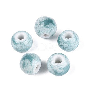 Vintage Handmade Porcelain Beads PORC-Q006-13A-24-1