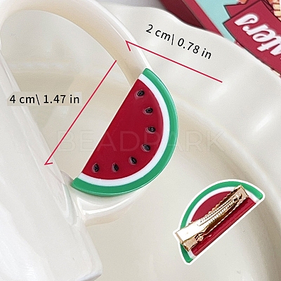 Cellulose Acetate(Resin) Alligator Hair Clips PW-WG3F585-02-1