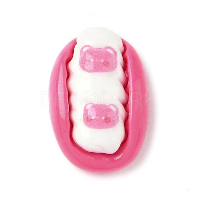 Opaque Resin Cabochons CRES-D301-01G-1