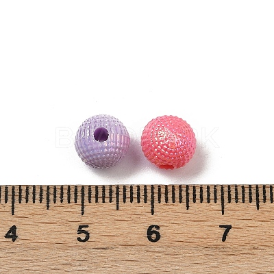 Opaque Acrylic Beads OACR-B031-47-8mm-1