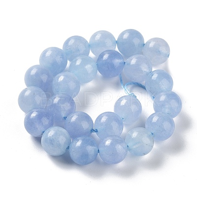 Dyed Natural Malaysia Jade Beads Strands X-G-G021-02B-07-1