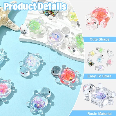 20Pcs Transparent Acrylic Cabochons TACR-YW0003-20-1