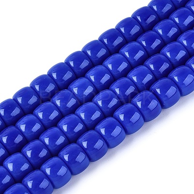 Opaque Glass Beads Strands GLAA-NH0002-B11-1