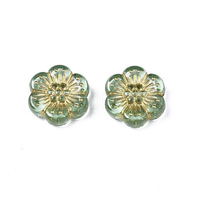 Plating Acrylic Beads PACR-N008-013C-1