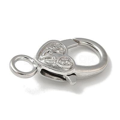 Alloy Lobster Claw Clasps KK-Q019-20P-1