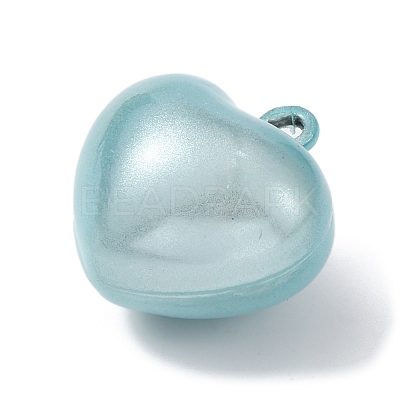 Spray Printed Alloy Bell Pendants KK-P252-A01-1