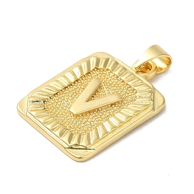 Rack Plating Brass Pendants KK-B092-42G-V-1
